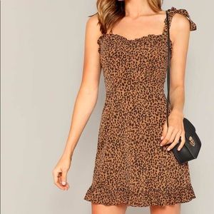 SHEIN cheetah print dress